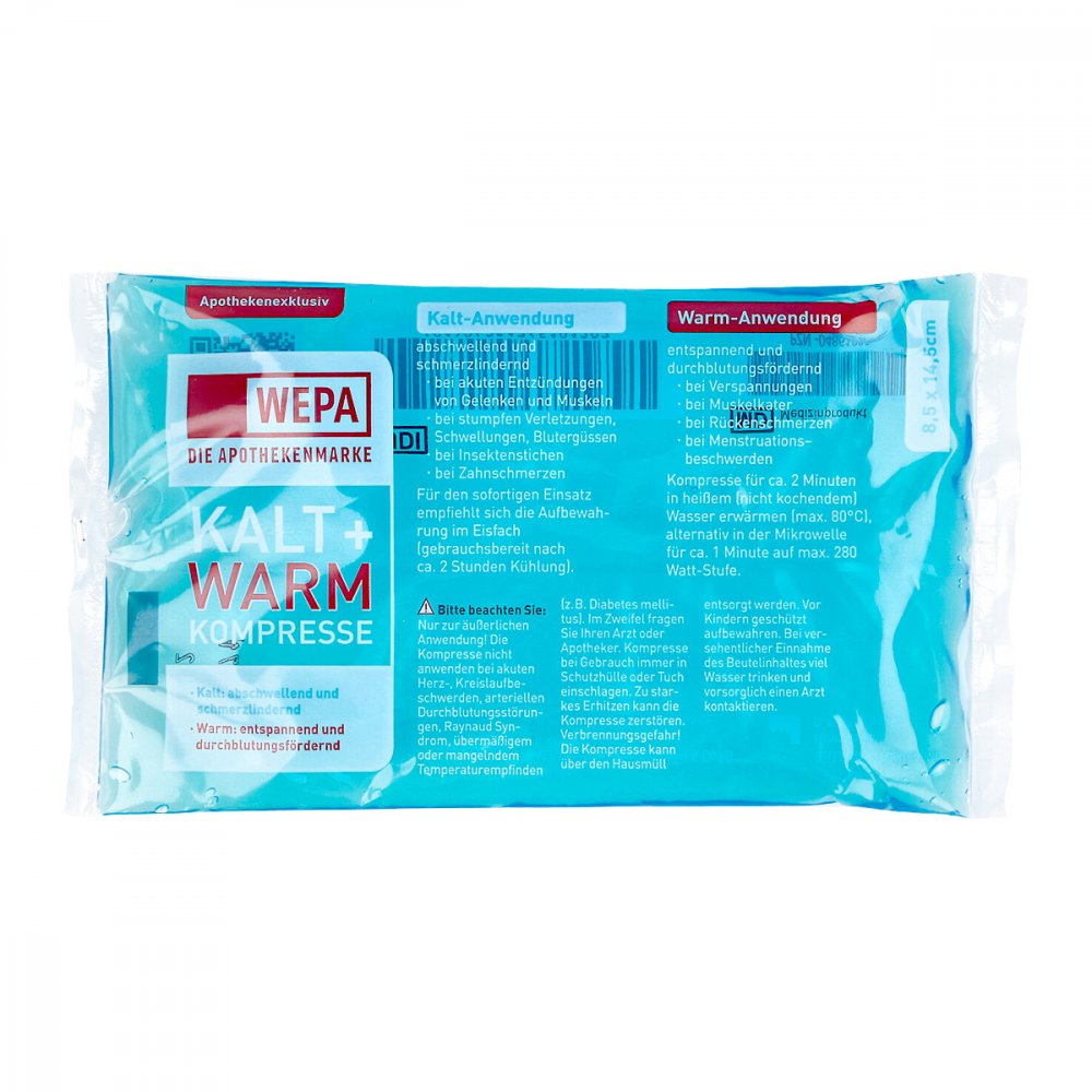 WEPA Apothekenbedarf GmbH & Co KG Kalt-warm Kompresse 8,5x14,5cm 04861880