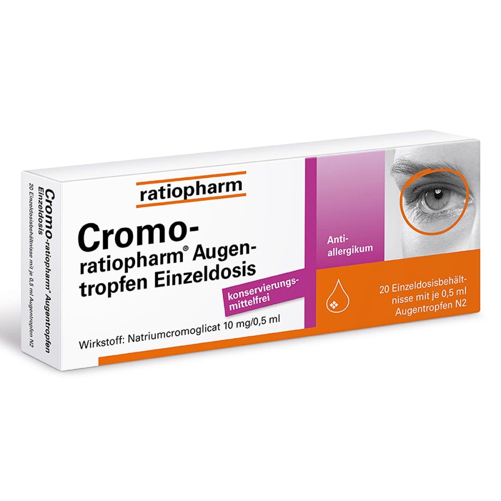 Cromo-ratiopharmÂ® Augentropfen Einzeldosis