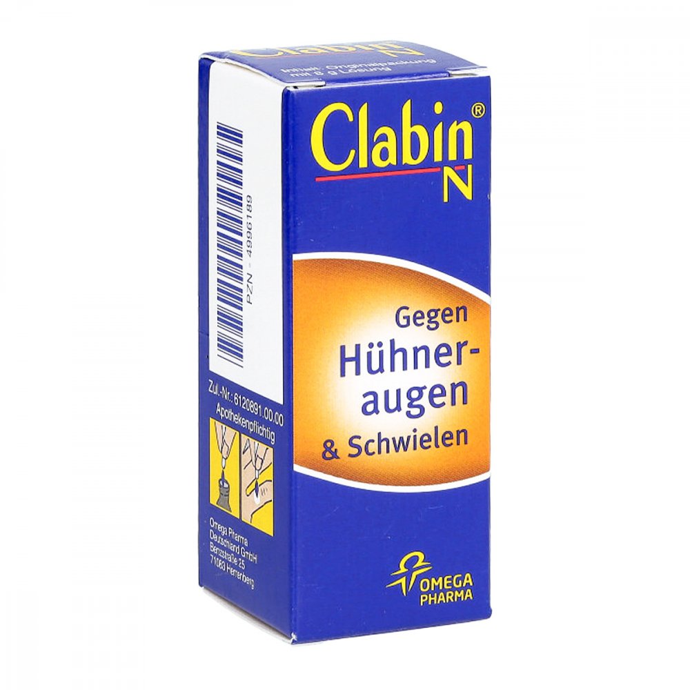 Perrigo Deutschland GmbH CLABIN N - Lösung zur Behandlung von Hühneraugen und Schwielen 04996189
