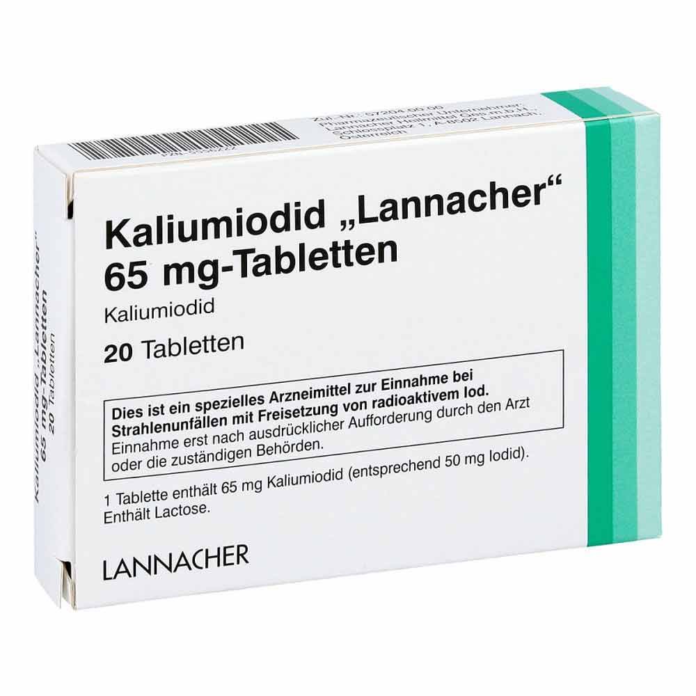 G.L. Pharma GmbH Kaliumiodid Lannacher 65 mg Tabletten 05556222