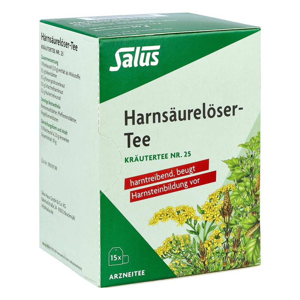 SALUS Pharma GmbH Harnsäurelöser-tee Kräutertee Nummer 2 5 Salus Filterb. 06147980