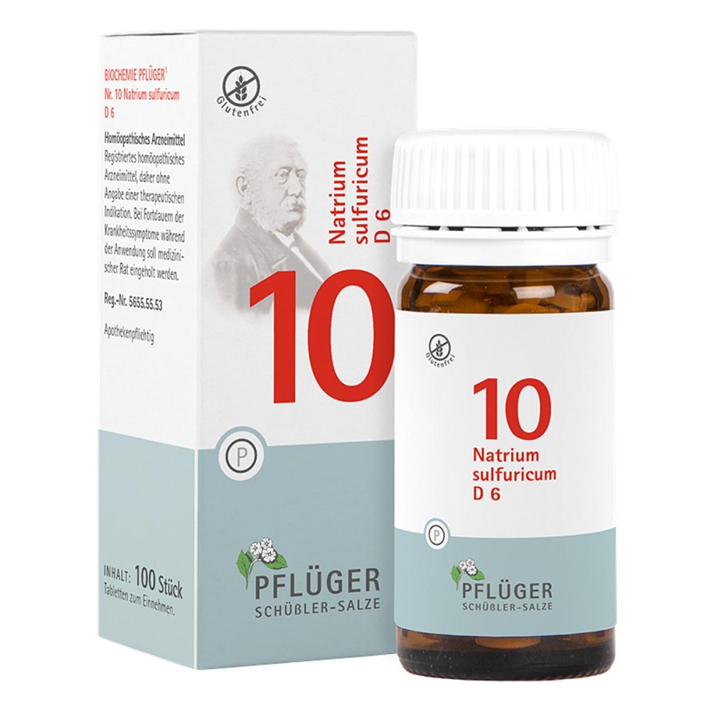 Homöopathisches Laboratorium Alexander Pflüger Gmb Biochemie Pflüger 10 Natrium Sulfur D6 Tabletten 06319671