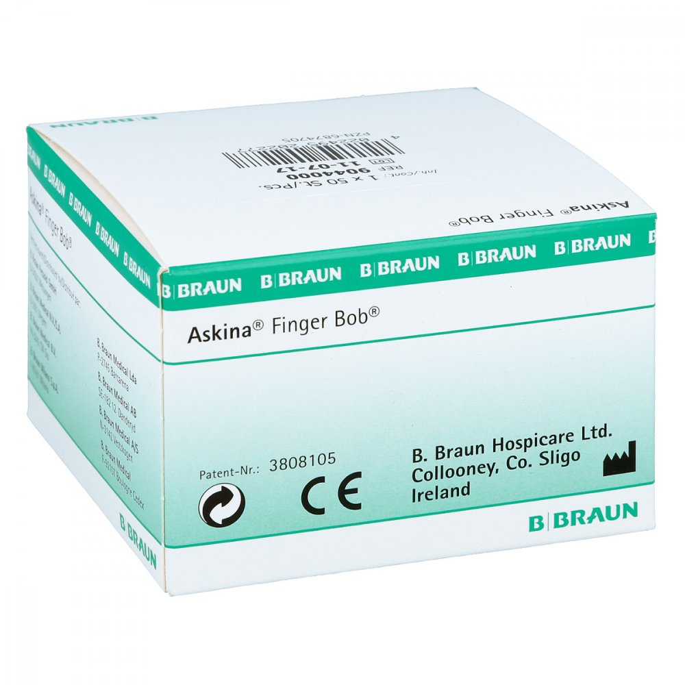 B. Braun Melsungen AG Askina Finger Bob weiss 06874705