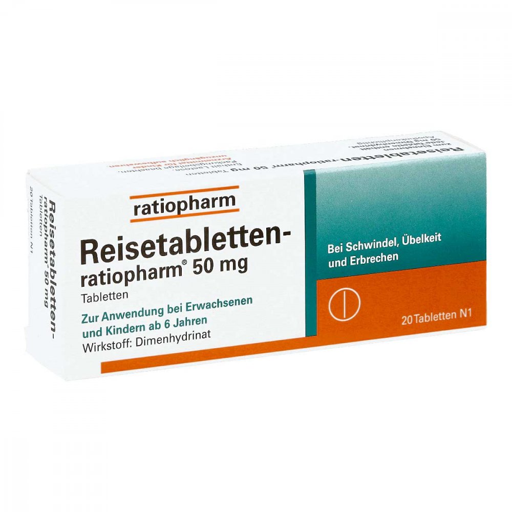 Reisetabletten ratiopharm