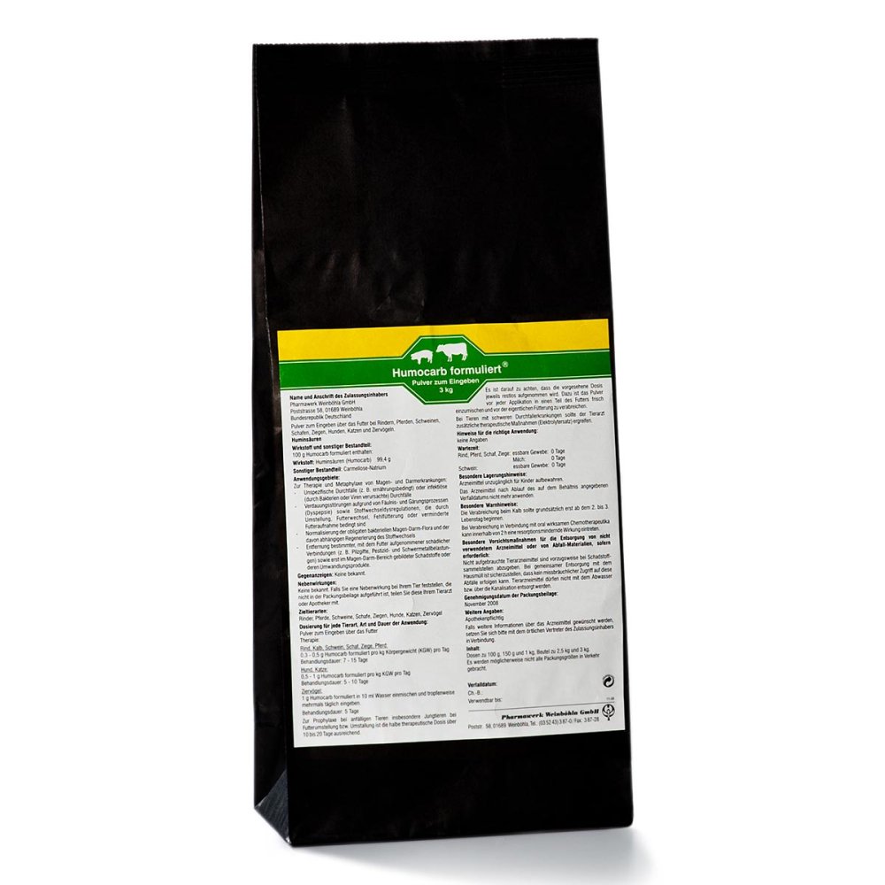 O'ZOO GmbH Humocarb Pulver formuliert veterinär 07382619