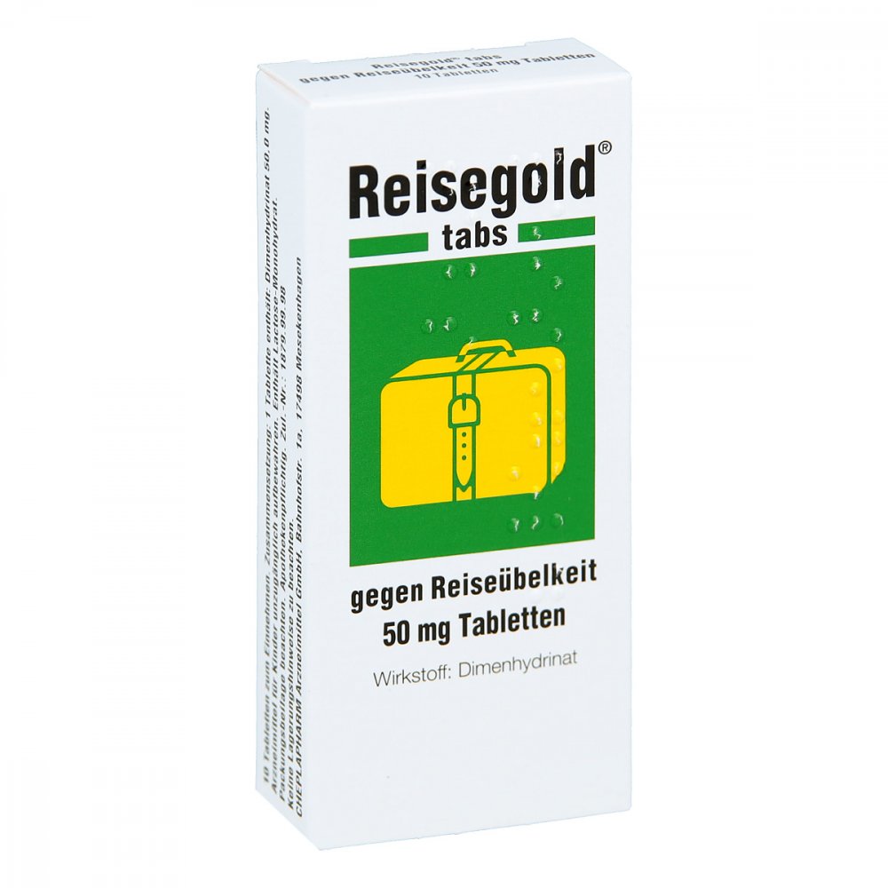 Reisegold tabs gegen ReiseÃ¼belkeit