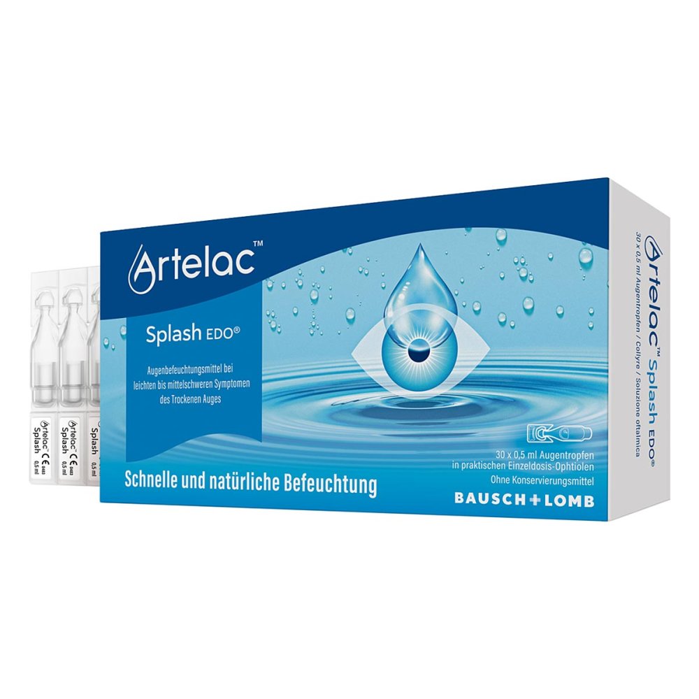 Artelac Splash EDO Augentropfen fÃ¼r trockene brennende Augen