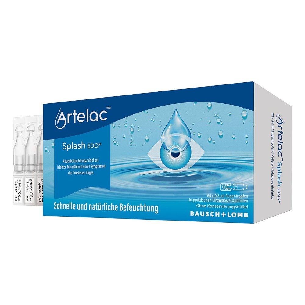 Artelac Splash EDO Augentropfen fÃ¼r trockene brennende Augen