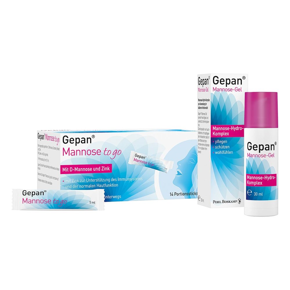 POHL-BOSKAMP G.GMBH & CO.KG Gepan Mannose to go + Mannose-Gel 08101983
