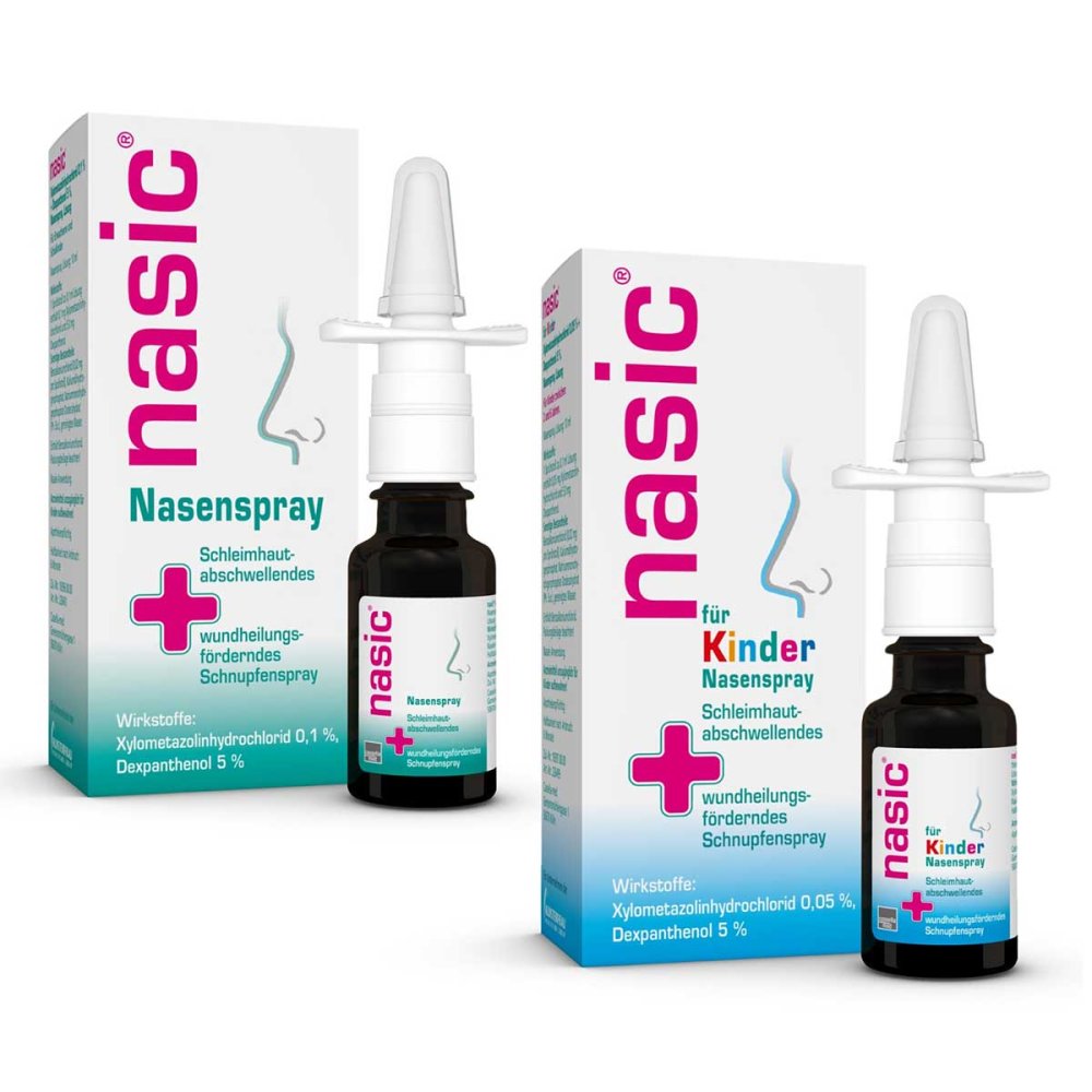 MCM KLOSTERFRAU Vertr. GmbH Nasic Nasenspray und Nasic Nasenspray für Kinder 08102498