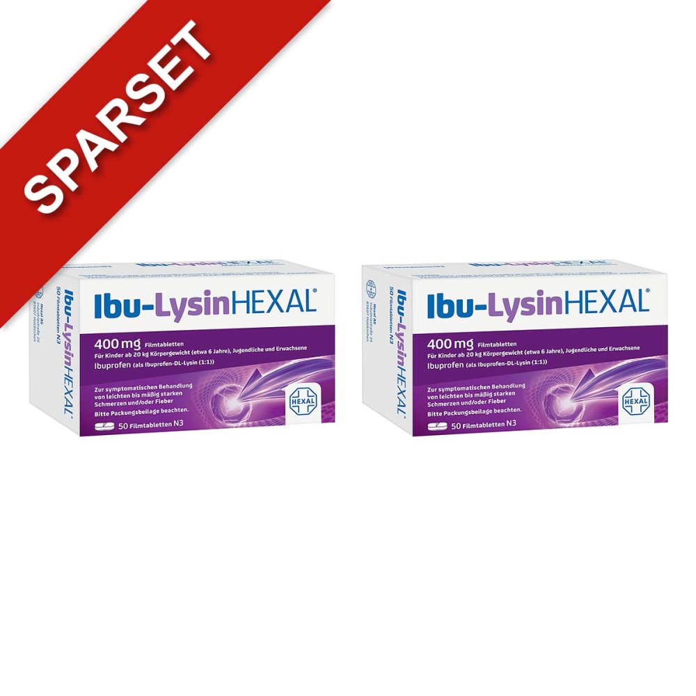 Hexal AG Ibu-LysinHEXAL® 400 mg Filmtabletten 08102579