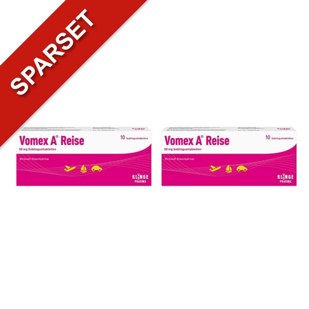 Klinge Pharma GmbH Vomex A Reise 50 mg Sublingualtabletten 08102873