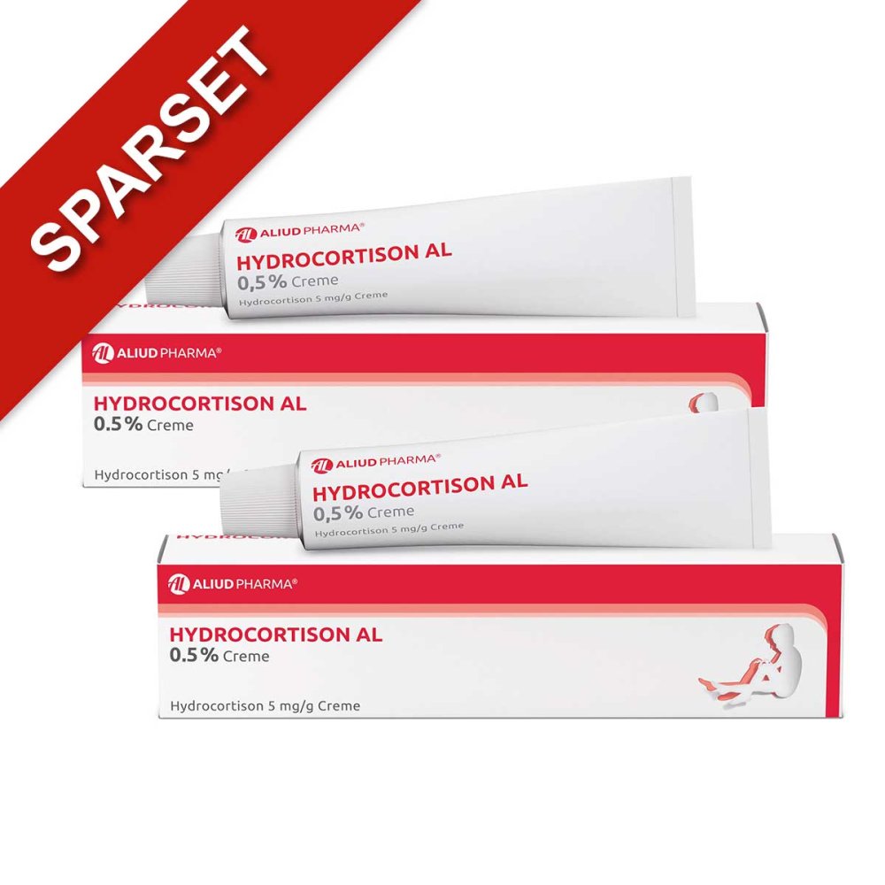 ALIUD Pharma GmbH Hydrocortison AL 0,5 % Creme bei allergischen Hauterkrankungen 08104457