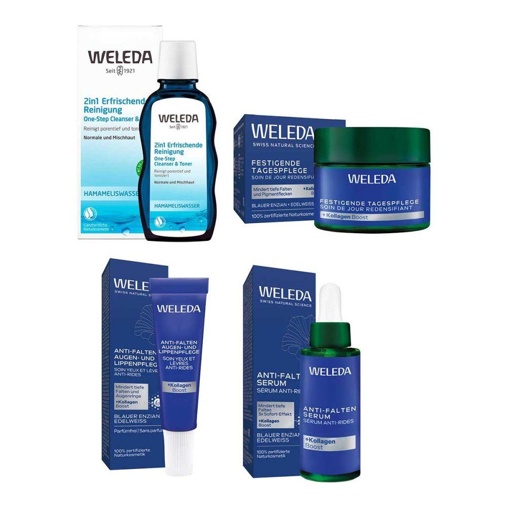 WELEDA AG Weleda 2in1 Reinigung, Blauer Enzian & Edelweiss Gesichtspflege 08105375