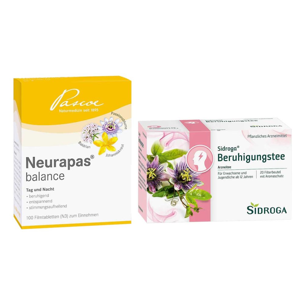 Neurapas Balance Tabletten + Sidroga Beruhigungstee 08105642