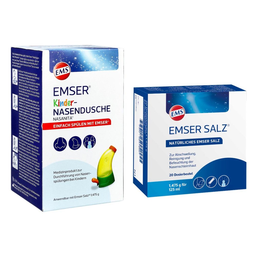 Uriach Germany GmbH Emser Kinder-Nasendusche Nasanita + Emser Salz im Beutel 1,475g 08107587