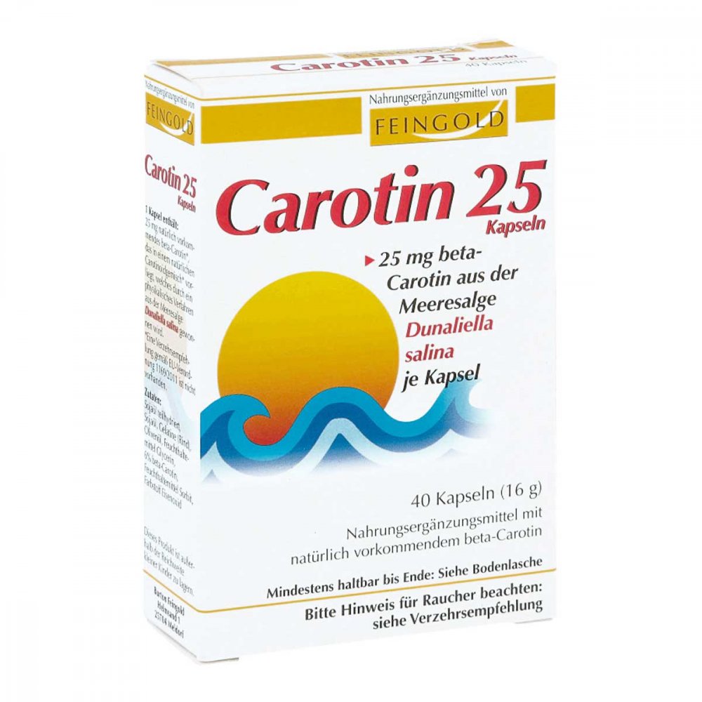 Burton Feingold Carotin 25 Feingold Kapseln 08625805