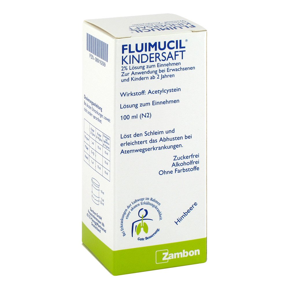 Zambon GmbH Fluimucil Kindersaft 2% 08916299