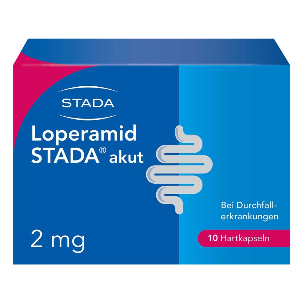 STADA Consumer Health Deutschland GmbH Loperamid STADA akut 2mg Hartkapseln bei akutem Durchfall 08999960