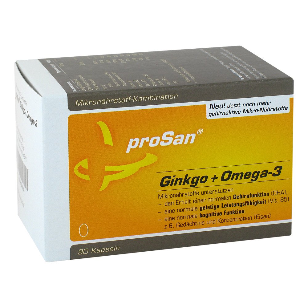 Prosan Ginkgo+omega3 Kapseln 90 stk online günstig kaufen
