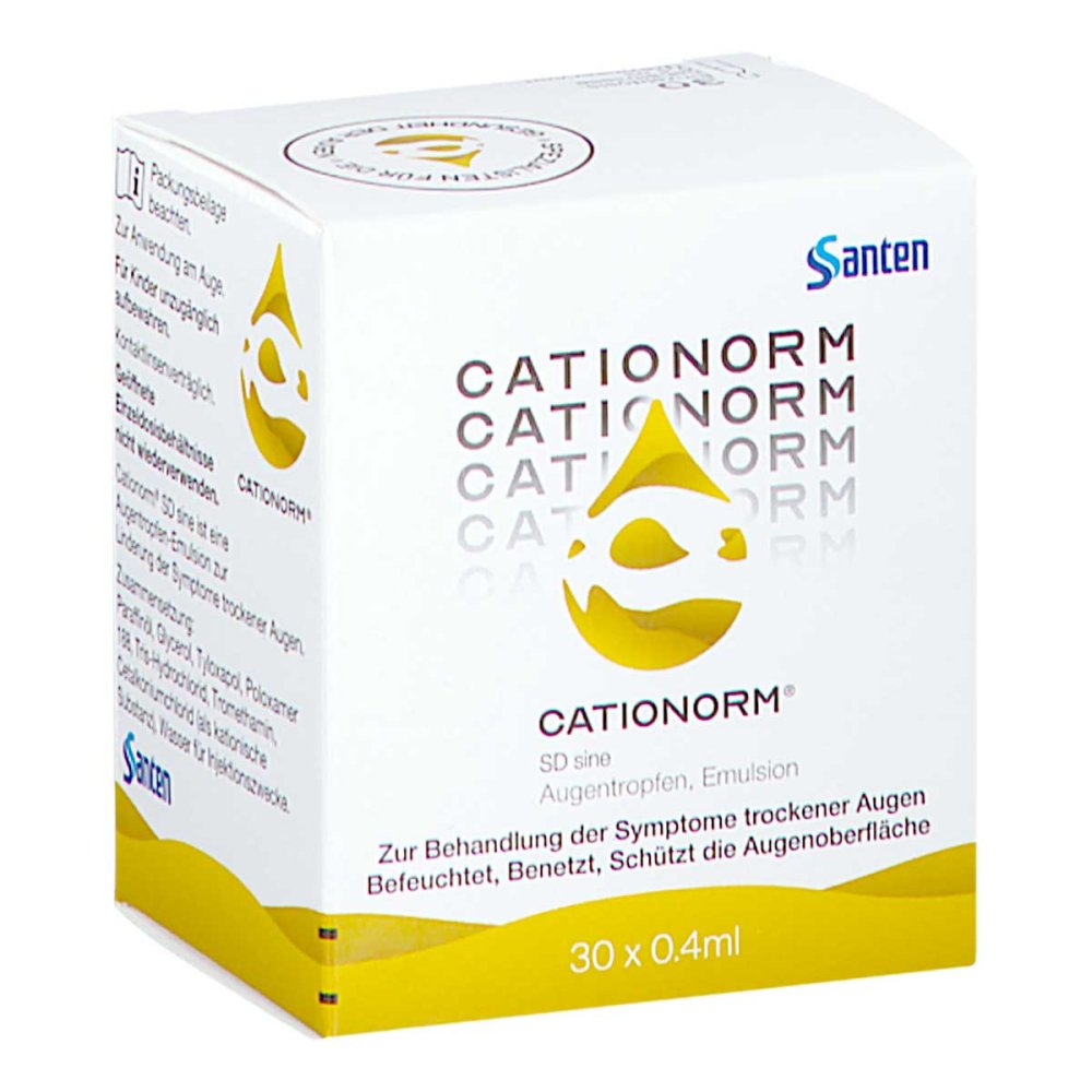 Cationorm SD sine Augentropfen Einzeldosispipetten
