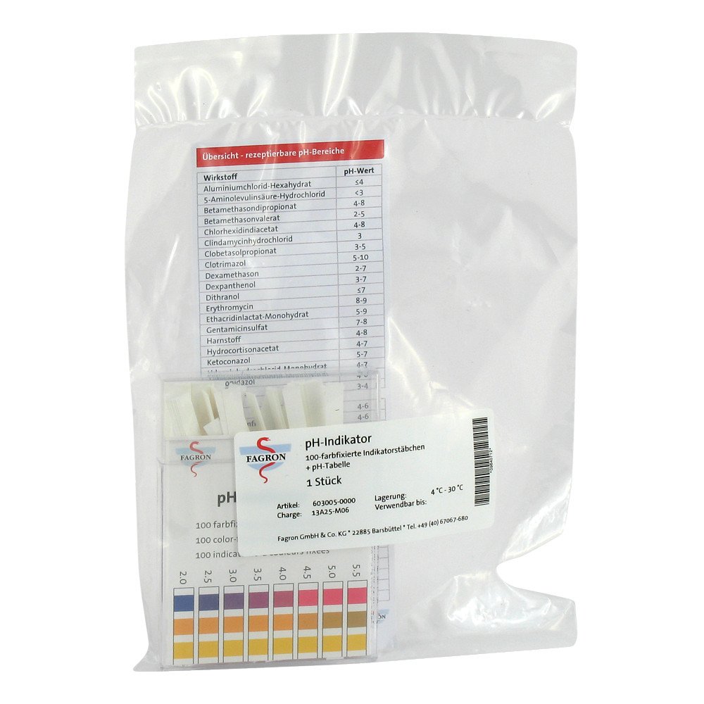 Fagron GmbH Ph-indikator Teststreifen 09640712