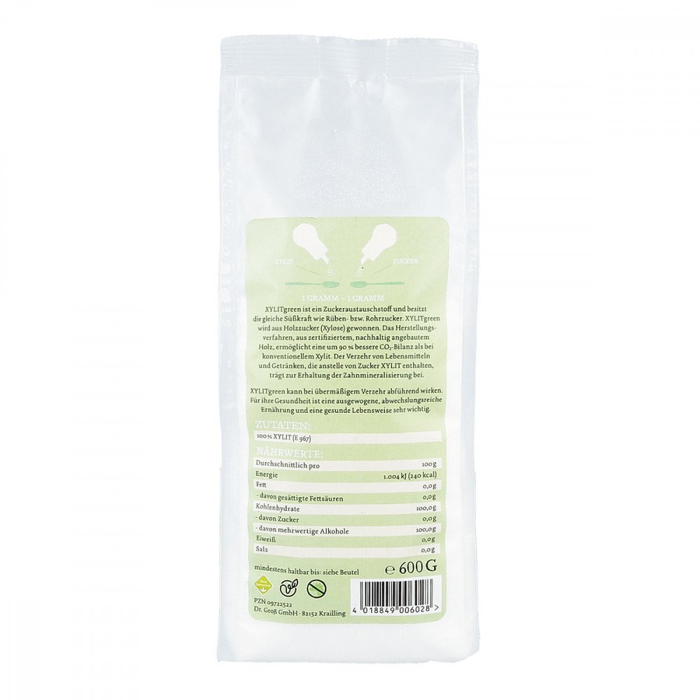 dr groß xylit green birkenzucker