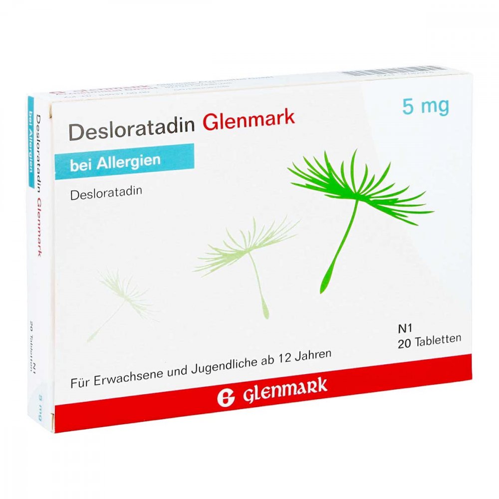 Desloratadin Glenmark 5 mg Tabletten