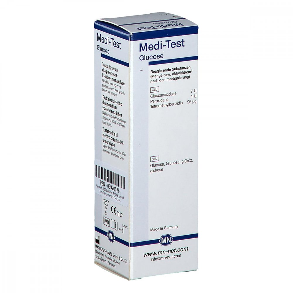 1001 Artikel Medical GmbH Glucose Harntest Teststreifen 09920676