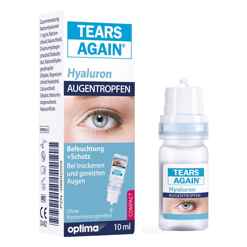 Tears Again Hyaluron 0,1 % Augentropfen