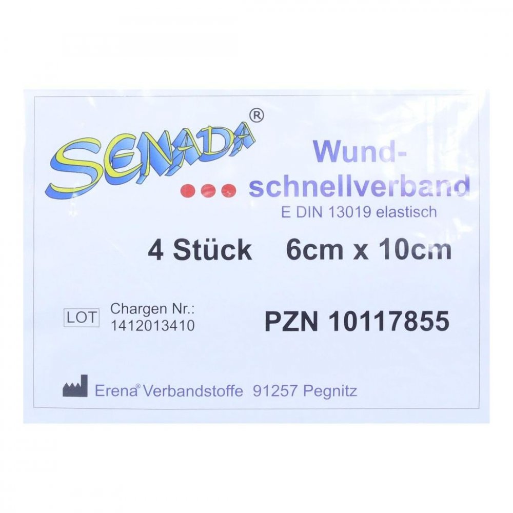 ERENA Verbandstoffe GmbH & Co. KG Senada Wundschnellverband 6x10 cm 10117855