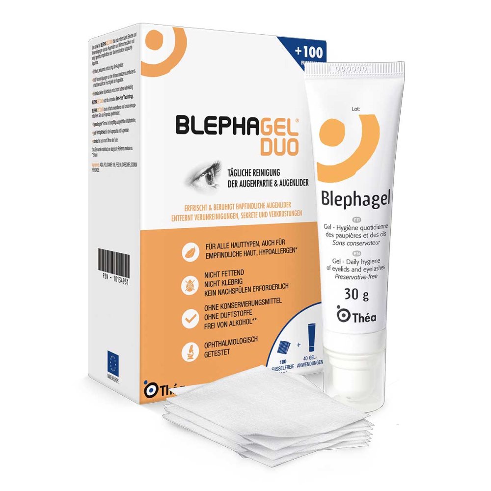 Thea Pharma GmbH Blephagel Duo 30 g + Pads 10134931