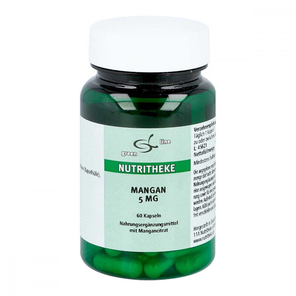11 A Nutritheke GmbH Mangan 5 mg Kapseln 10708102