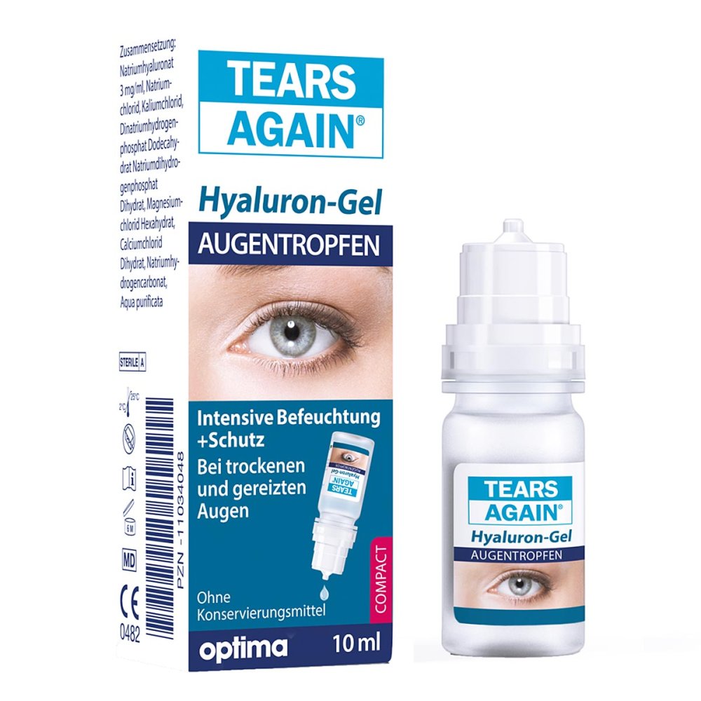 Tears Again Gel Augentropfen Hyaluron 0,3 %