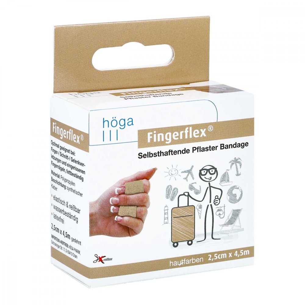 Höga-Pharm GmbH Fingerflex 2,5 cmx4,5 m hautfarben 11110884