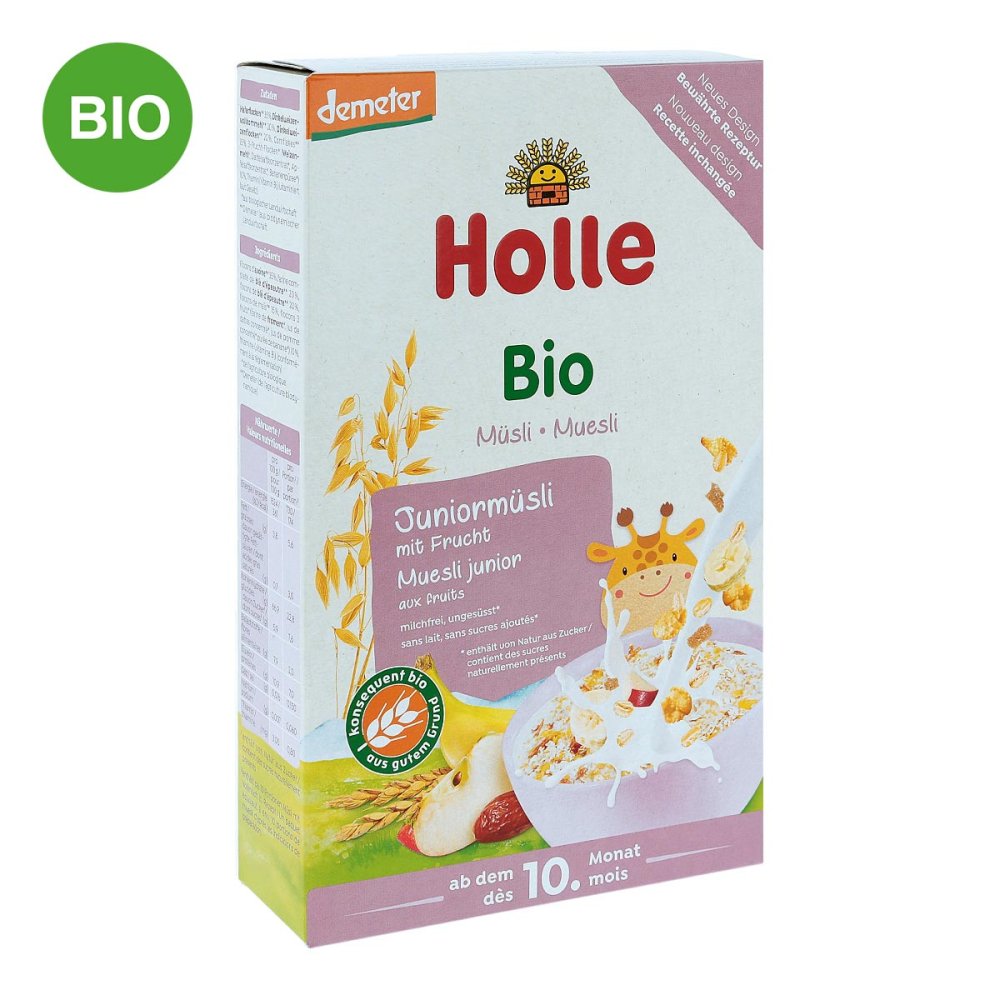 Holle baby food AG Holle Bio Juniormüsli Mehrkorn mit Frucht 11556864