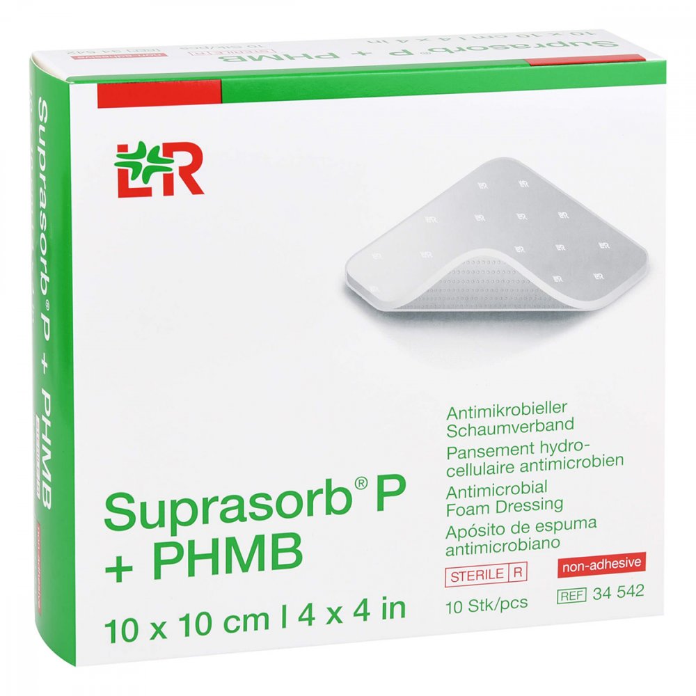 Lohmann & Rauscher GmbH & Co.KG Suprasorb P+phmb Schaumverband 10x10 cm 11596800