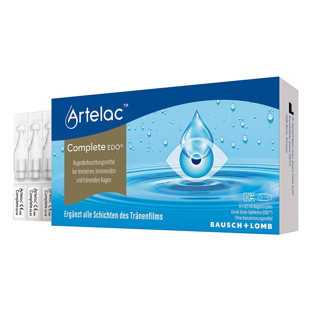 Artelac Complete EDO Augentropfen bei trockenen Augen