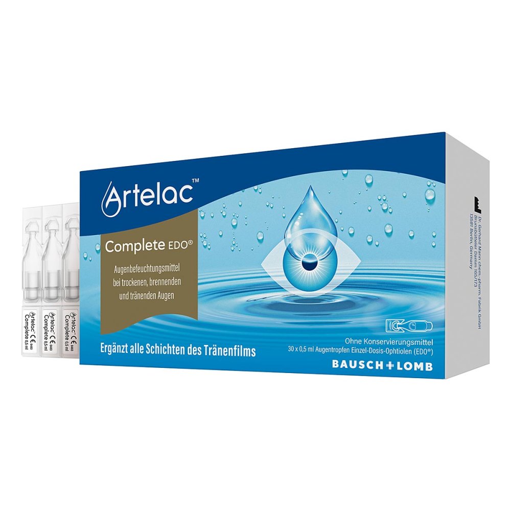 Artelac Complete EDO Augentropfen bei trockenen Augen