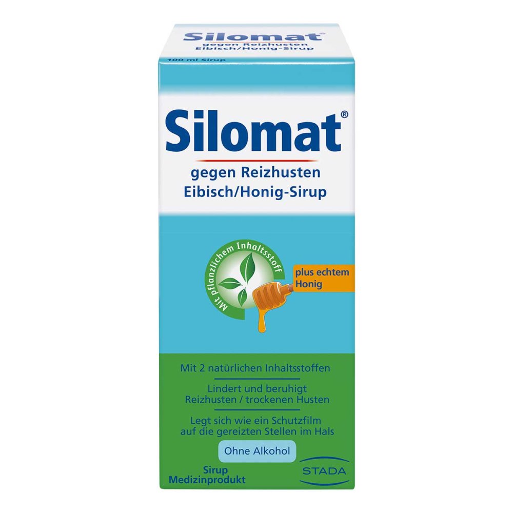 Silomat Gegen Reizhusten Eibisch Honig Sirup Bei Husten 100 Ml