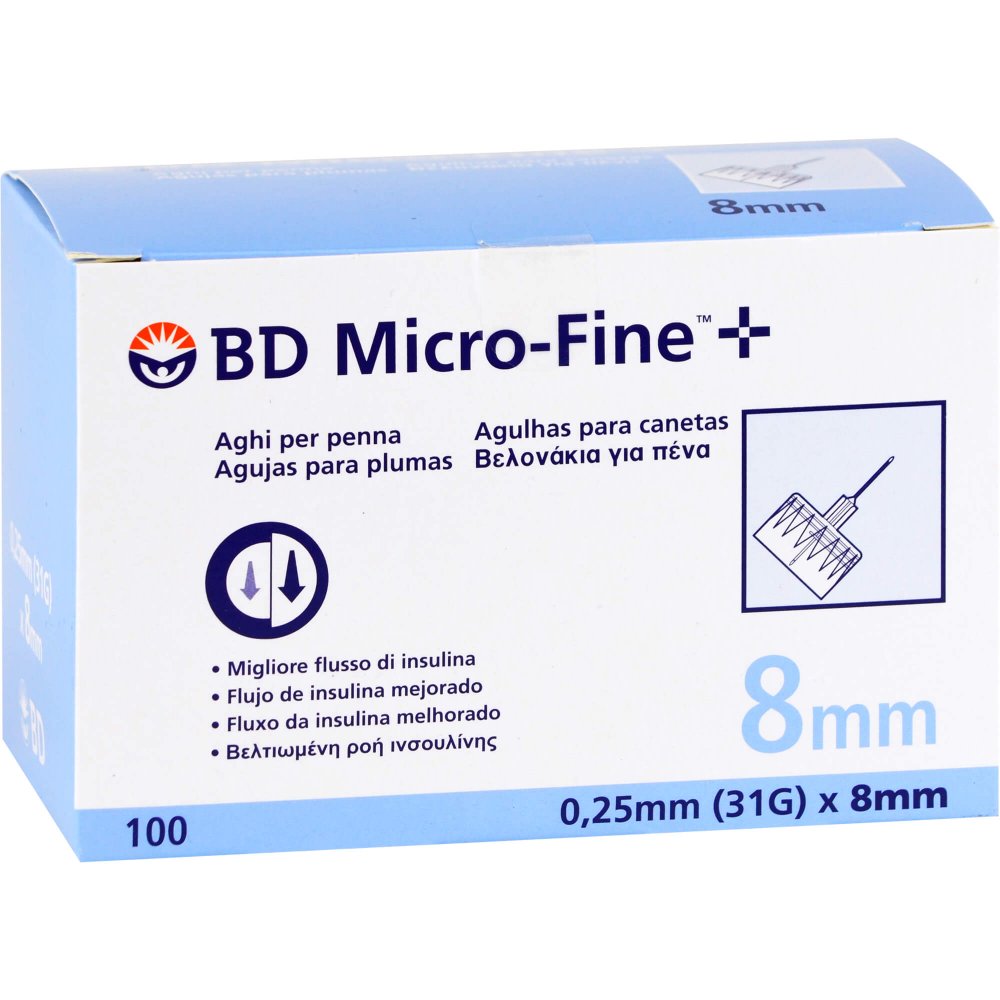 Medi-Spezial GmbH Bd Micro-fine+ Pen-nadeln 0,25x8 mm 31 G 11695005