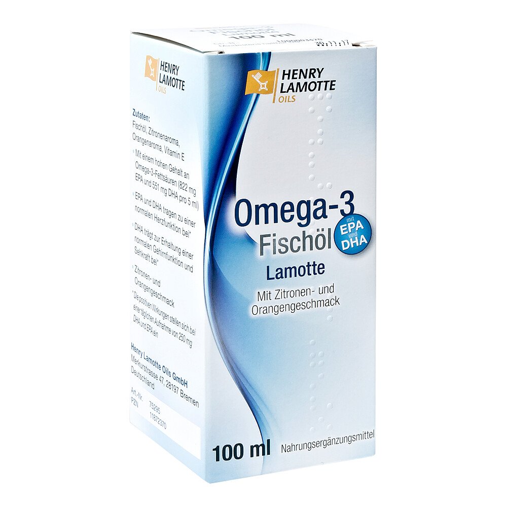 HENRY LAMOTTE OILS GMB Omega 3 Fischöl Lamotte 11872370
