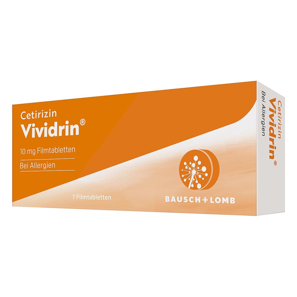 Cetirizin Vividrin - Schnell wirksame Allergietabletten