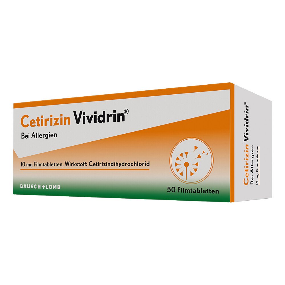 Cetirizin Vividrin - Schnell wirksame Allergietabletten