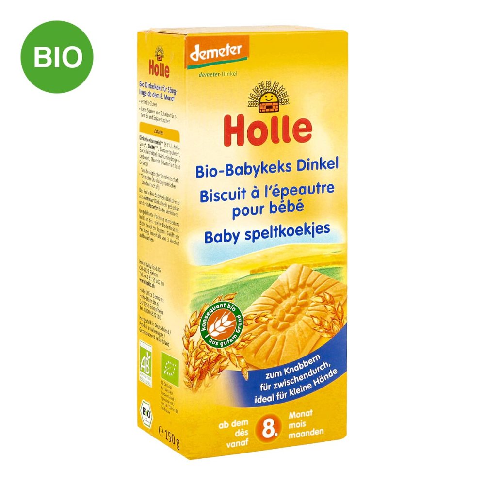 Holle baby food AG Holle Bio Babykeks Dinkel 12433359