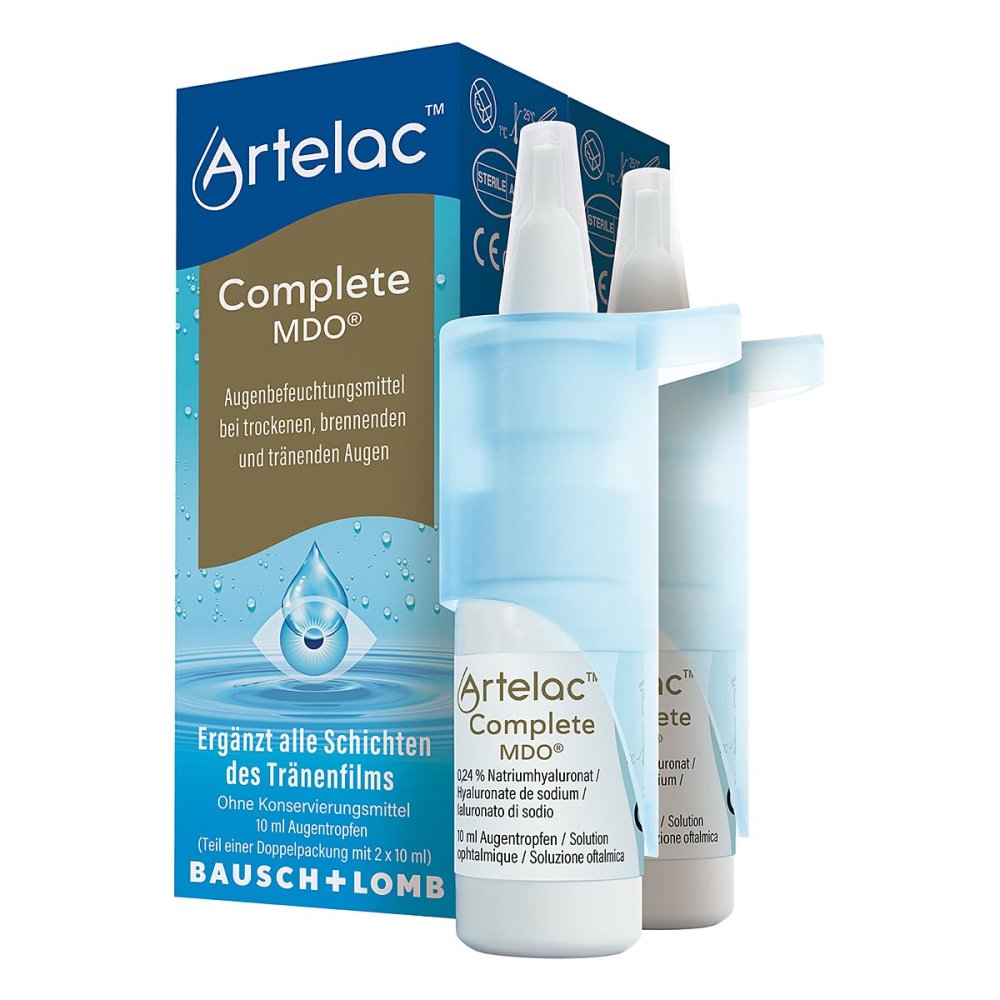 Artelac Complete MDO Augentropfen fÃ¼r trockene/ trÃ¤nende Augen
