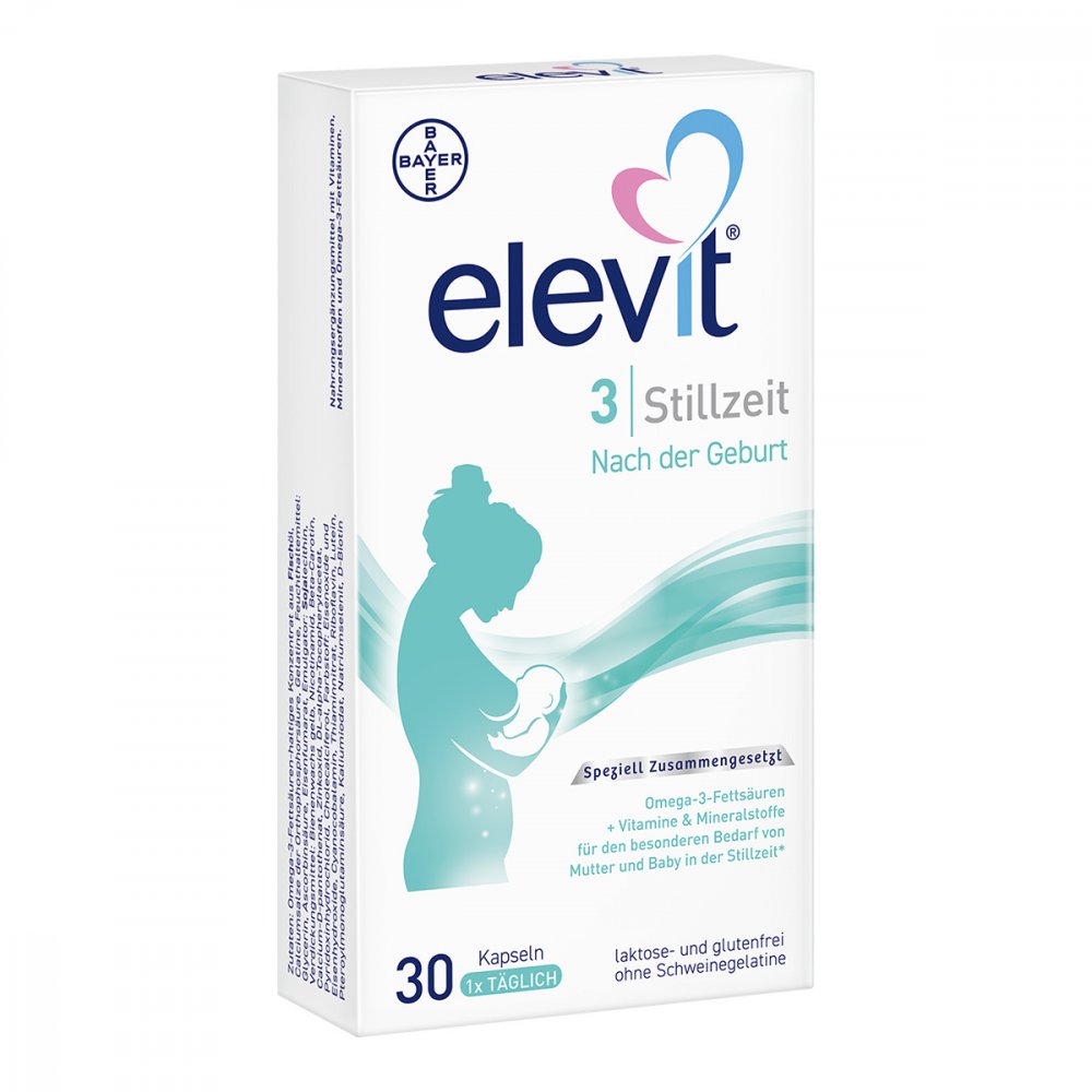 Bayer Vital GmbH Elevit 3 Stillzeit Nährstoffversorgung für Mutter und Kind 13162649