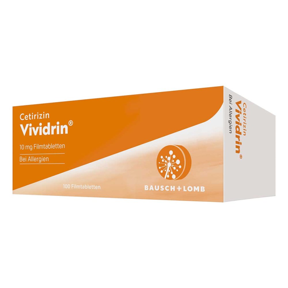 Cetirizin Vividrin 10 mg Filmtabletten 100 stk