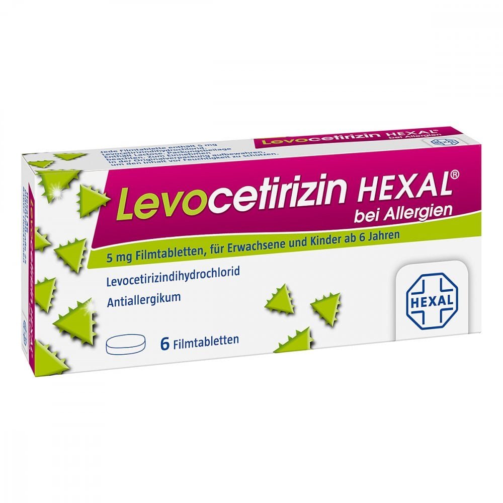 Levocetirizin HEXALÂ® bei Allergien 5 mg Filmtabletten