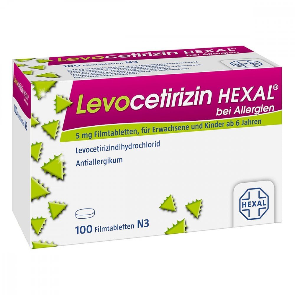 Levocetirizin HEXALÂ® bei Allergien 5 mg Filmtabletten